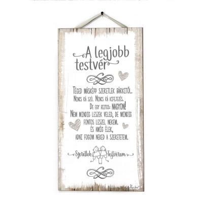 Fd040 Fali Dekor Tabla Fd040 Tesos Ajandek Otletek Testvernek