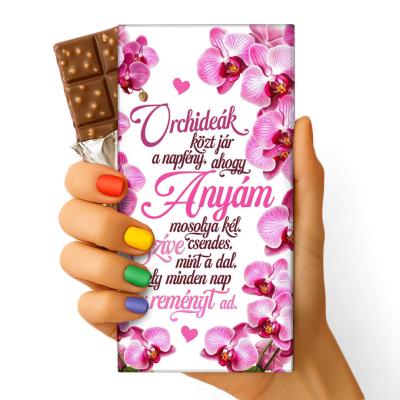 Feliratos Csokolade Anyak Napi Csokolade Csoki Anyak Napjara Csoda Csoki Ajandek Ajandek Csoki 025 Orchideak Kozt Jar A Napfeny