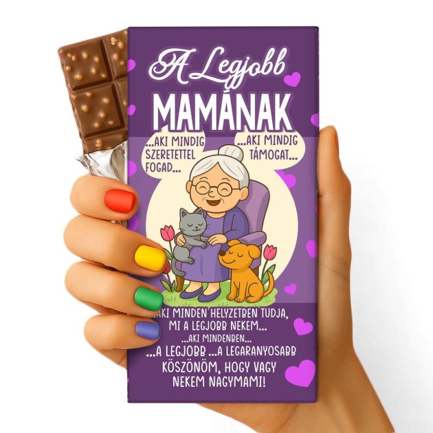 Feliratos Csokolade Anyak Napi Csokolade Csoki Anyak Napjara Csoda Csoki Ajandek Nagymamanak Ajandek Mamanak Csoki 148 A Legjobb Mamanak