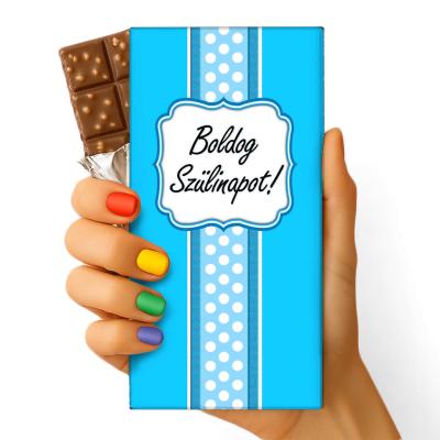 Feliratos Csokolade Csoki Csoda Szuletsenapi Csoki 134 Boldog Szulinapot Kek