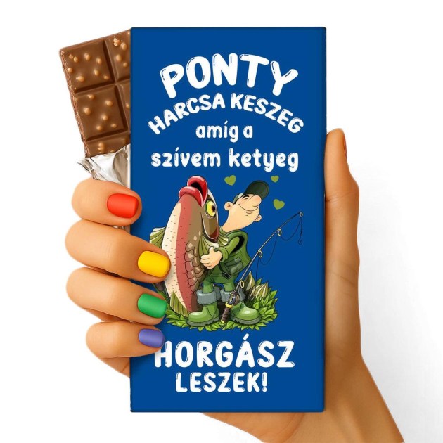 Feliratos Csokolade Horgasz Ajandek Csokolade Csoki Csoda Ajandek Horgasznak Csoki 084 Ponty Harcsa Keszeg