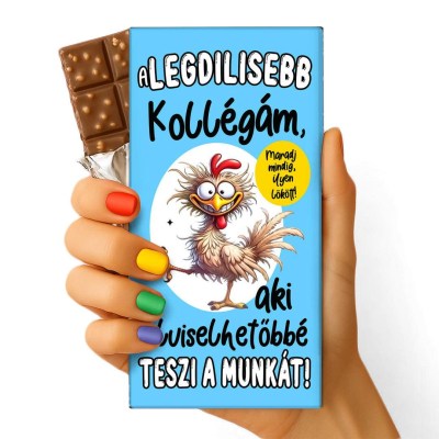 Feliratos Csokolade Kolleganak Ajandek Csokolade Csoki Csoda Munkatarsnak Ajandek Csoki 154 A Legdilisebb Kollega