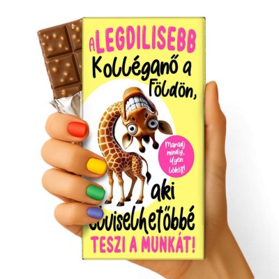 Feliratos Csokolade Kolleganak Kolleganonek Ajandek Csokolade Csoki Csoda Munkatarsnak Ajandek Csoki 155 A Legdilisebb Kollegano