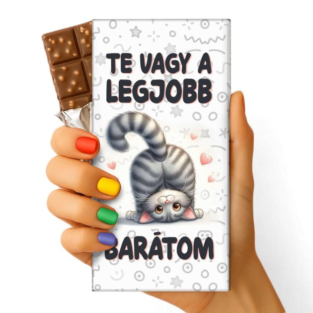 Feliratos Csokolade Vicces Egyedi Csokolade Csoki Csoda Baratnak Ajandek Baratnonek Csoki 055 Te Vagy A Legjobb Baratom