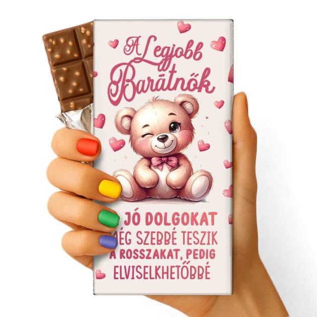 Feliratos Csokolade Vicces Egyedi Csokolade Csoki Csoda Baratnonek Ajandek Baratnonek Csoki 101 A Legjobb Baratnok