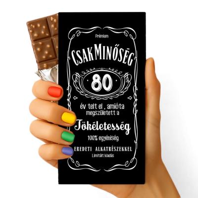 Feliratos Csokolade Vicces Egyedi Csokolade Csoki Csoda Szuletsenapi Csoki 068 80 Szuletesnapi Ajandek Csak Minoseg