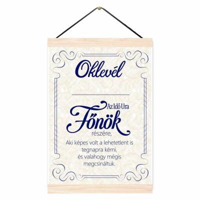 Fonok Ajandek Fonoki Oklevel Az Ido Ura