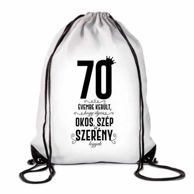 Hatizsak Tornazsak 70 Evembe.kerult Tzx078 Vicces Ajandek Szulinapi Ajandek