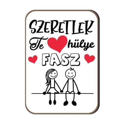 Hutomagnes Valentin Napi Ajandek 151 Szeretlek Te Hulye Fasz