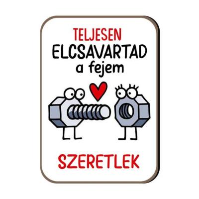 Hutomagnes Valentin Napi Ajandek 153 Teljesen Elcsavartad A Fejem