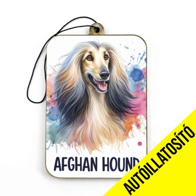 Ill001 Afghan Hound Autos Kiegeszito Kutyas Autoillatosito
