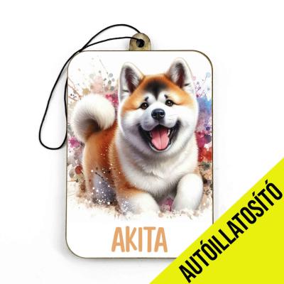 Ill003 Akita Autos Kiegeszito Kutyas Autoillatosito