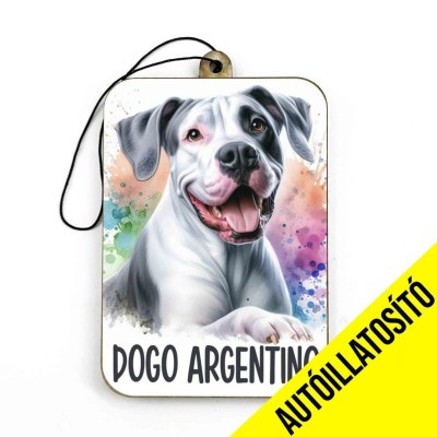 Ill006 Argentin Dog Autos Kiegeszito Kutyas Autoillatosito