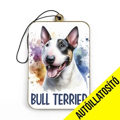 Ill017 Bull Terrier Autos Kiegeszito Kutyas Autoillatosito