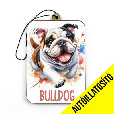 Ill018 Bulldog Autos Kiegeszito Kutyas Autoillatosito