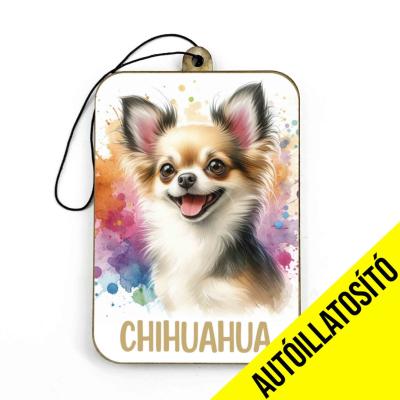 Ill021 Chihuahua Autos Kiegeszito Kutyas Autoillatosito