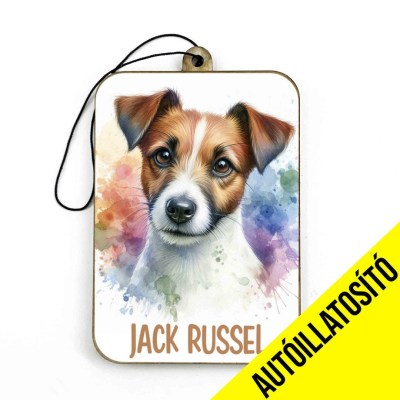 Ill034 Jack Russel Autos Kiegeszito Kutyas Autoillatosito