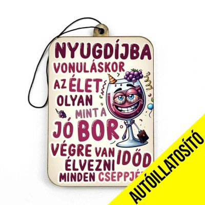 Ill121 Autoillatosito A Nyugdijba Vonulaskor Autos Kiegeszito Vicces Autosillatosito Ajandek Nyugdijasnak