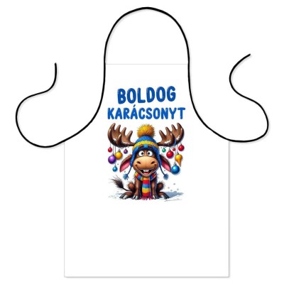 Karacsonyi Koteny Karacsonyi Ajandek K273 Boldog Karacsonyt Feliratu Fiu Renszarvasos Koteny