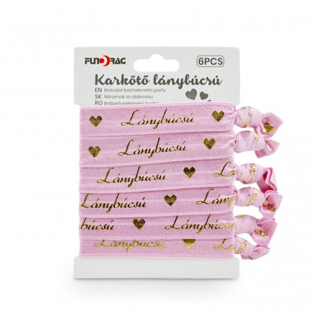 Karkoto Lanybucsu Rozsaszinarany 6db 623515 LB05300023