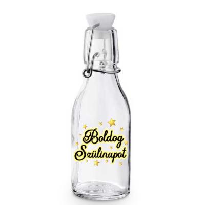 Kcs001 Korken Palack Tetovel Atlatszo Uveg Boldog Szulinapot Ajandek Szulinapra