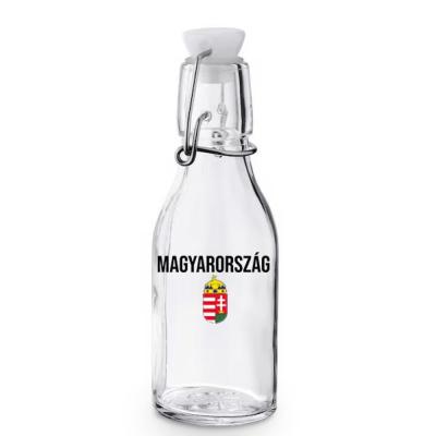 Kcs155 Korken Palack Tetovel Atlatszo Uveg Magyarorszag Cimer Magyar Souvenir
