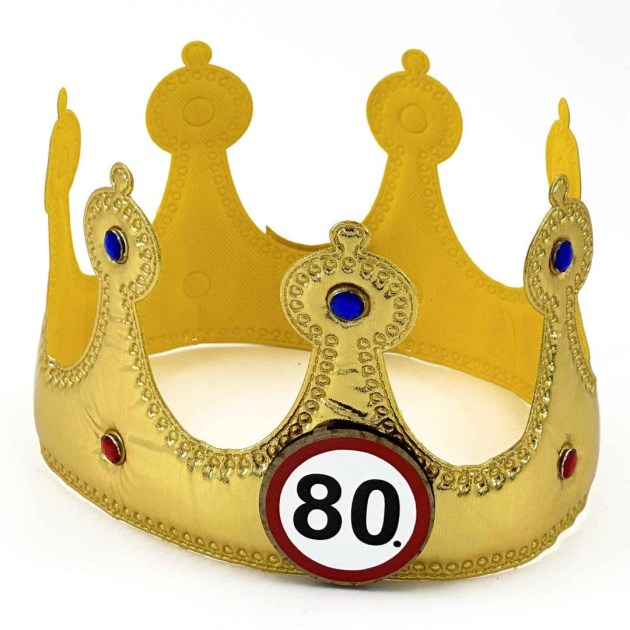 Korona Kor009 80 Karikas Szuletesnapi Party Kellek Ajandek 80. Szulinapra