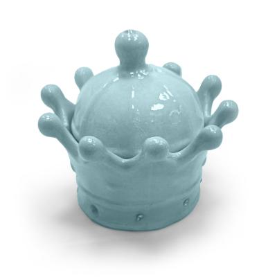 Korona ékszertarto Kek