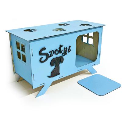 Kutyahaz Egyedi Felirattal Babakek Fekete Felirat 4