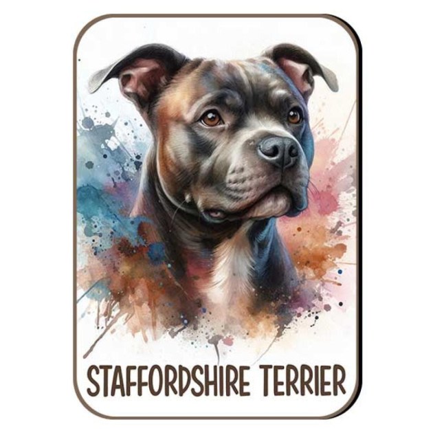 Kutyas Hutomagens 060 Staffordshire Terrier Sotetbarna