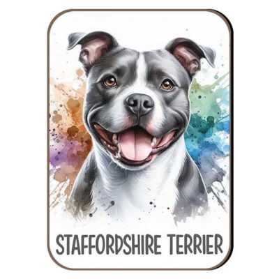 Kutyas Hutomagens 061 Staffordshire Terrier Szurke Feher