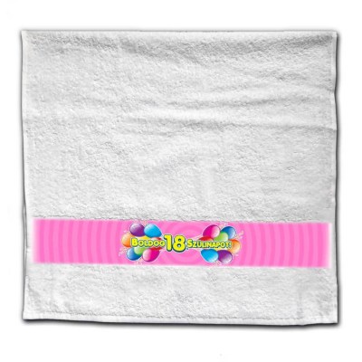 Nagy Torolkozo 18 Szulinapi Ajandek Ntcs015 Boldog 18 Szulinapot Pink