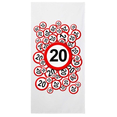 Nagy Torolkozo 20 Szulinapi Ajandek 100x50 Mt010