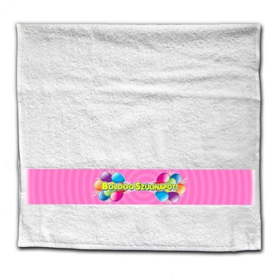 Nagy Torolkozo Szulinapi Ajandek Ntcs013 Boldog Szulinapot Pink