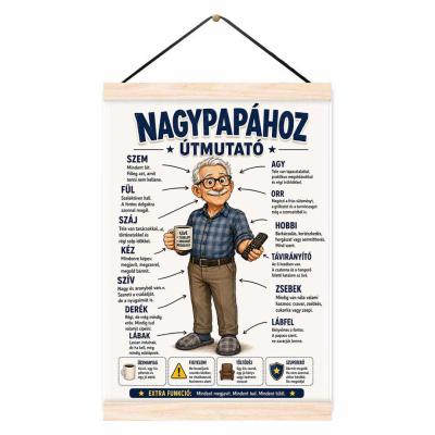 Nagypapahoz Utmutato Vicces Ajandek Nagypapanak