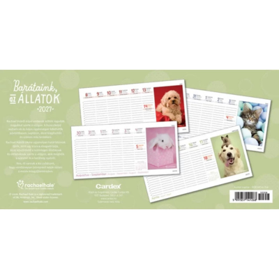 Naptar Asztali 2027 Barataink Allatok 02