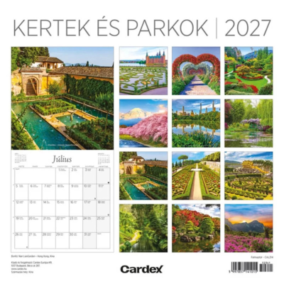 Naptar Fali 2027 Kertek és Parkok 02