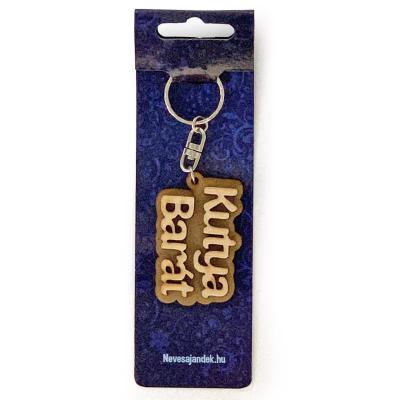 Neves Kulcstarto Fa Kr076 Kutya Barat Kutyas Ajandek