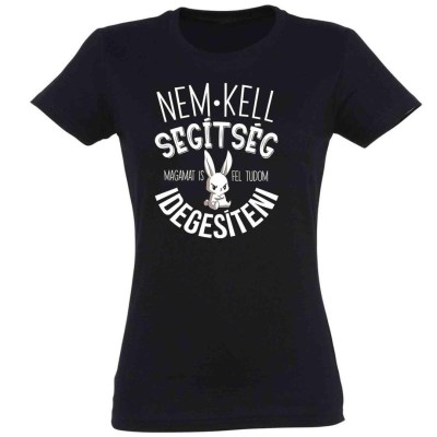 Noi Polo Pnx221 Nem Kell Segitseg Fekete