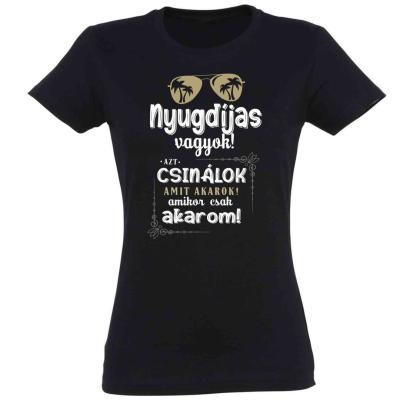 Noi Polo Pnx226 Nyugdijas Vagyok Fekete