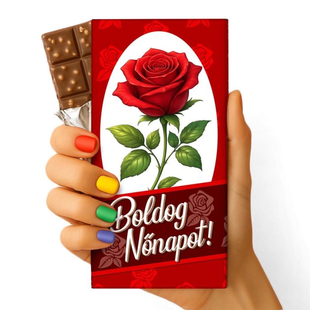 Nonapi Feliratos Csokolade Csoki No Napi Csoki 191 Boldog Nonapot Rozsas Csoki