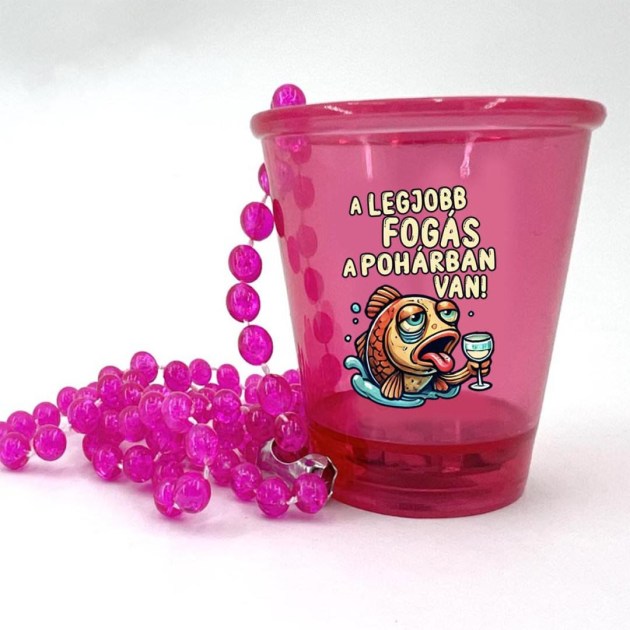 Nyp306 Nyakba Akaszthato Pink Ledes Pohar A Legjobb Fogas Party Kellek