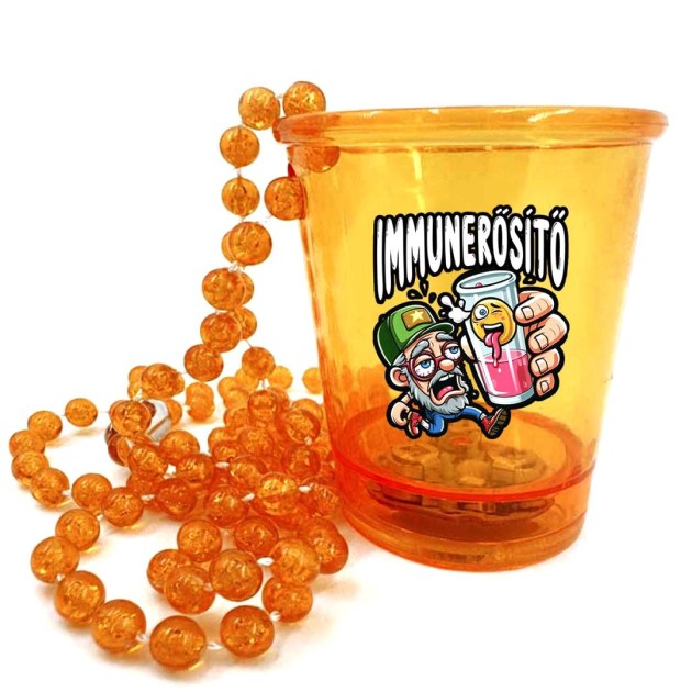 Nyp315 Nyakba Akaszthato Sarga Ledes Pohar Immunerosito Party Kellek
