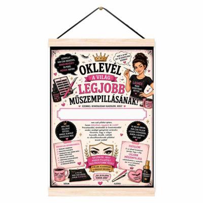 Oklevel A Vilag Legjobb Muszempillas Ajandek 81
