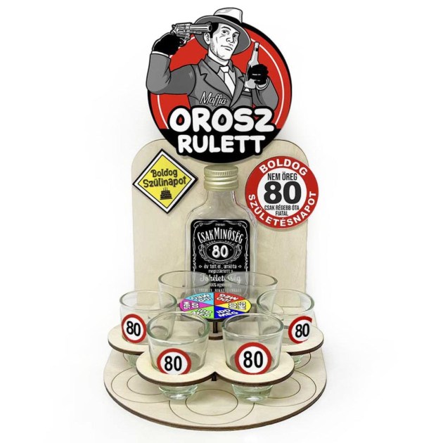 Orosz Rulett Rassian Rulette 80 Szuletesnapi Italos Jatek 80 Szulinapi Ajandek Or010
