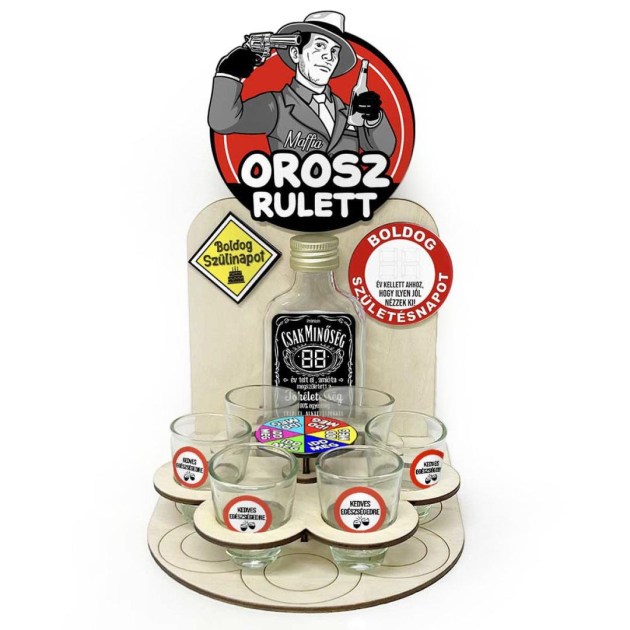 Orosz Rulett Rassian Rulette Szuletesnapi Italos Jatek Szulinapi Ajandek Or011