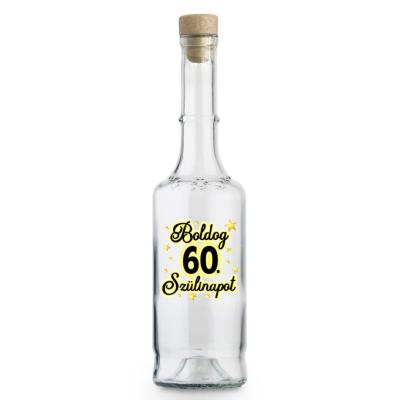 Palinkas Uveg Magyar Pu007 Boldog 60. Szulinapot Ajandek Szulinapra