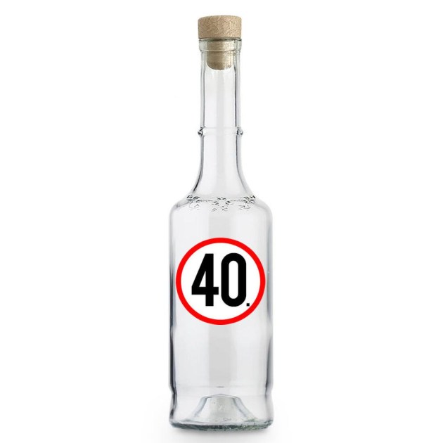 Palinkas Uveg Magyar Pu047 40 Karikas Ajandek 40. Szulinapra