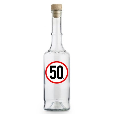 Palinkas Uveg Magyar Pu048 50 Karikas Ajandek 50. Szulinapra