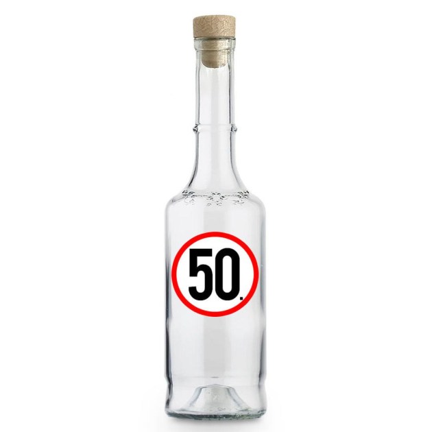 Palinkas Uveg Magyar Pu048 50 Karikas Ajandek 50. Szulinapra